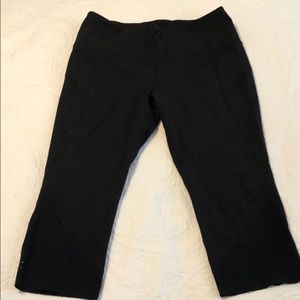Black hi-rise luluemon leggings, sz. 12